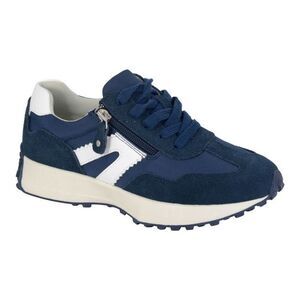 Cipriata Womens/Ladies Ferrara Action Leather Sneakers / Navy